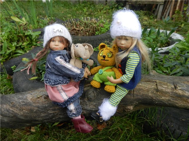 Мои крохотульки на природе. Клубные куколки от Аннет Химштед