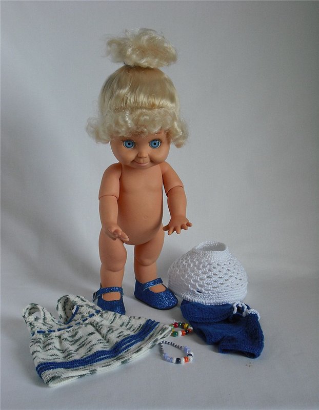 Кудряшка Сэнди от Galoob Baby Face или куклы, которые живут у меня (фото 6)