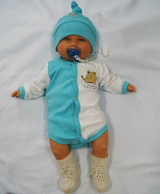 Малыш Лоло в голубом от Антонио Хуан Мунекас. Домашние фото