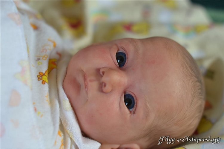 Кукла реборн Mathis от Gudrun Legler, художник Ольга Астаповская (фото 5)