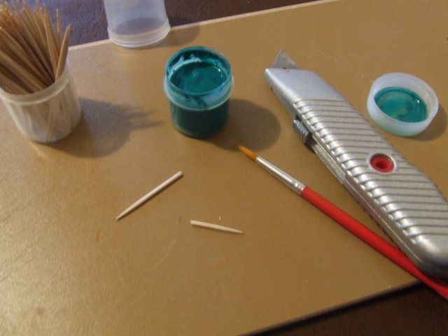 Мастер-класс "Создание принадлежностей для художника. Масштаб 1:12"