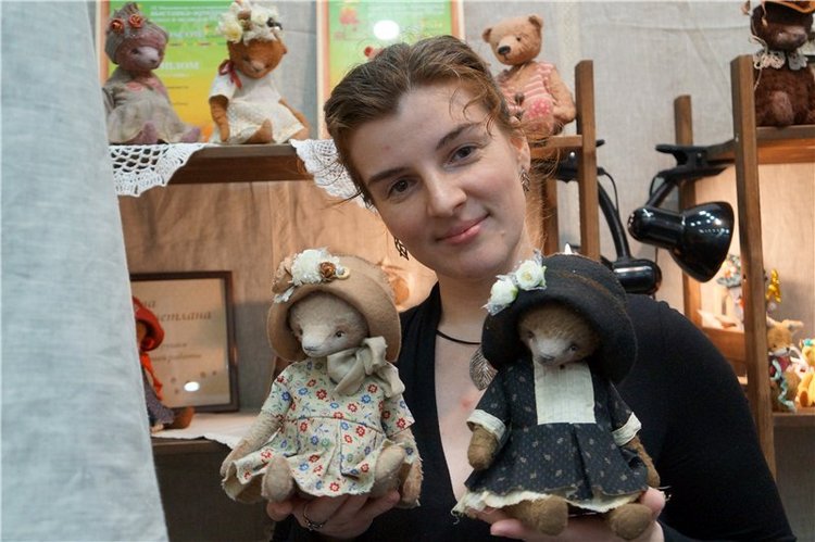 Картинки с выставки кукол на Тишинке. Moscow Fair 2015. Всем любителям Тедди посвящается (фото 4)