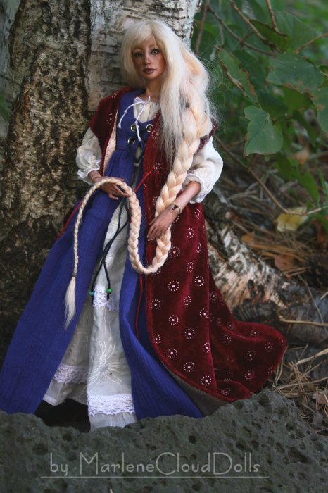 Авторская кукла, Рапунцель (фото 6)