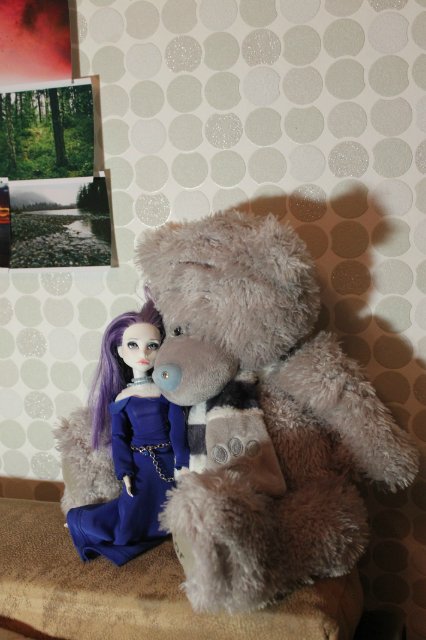 Моя новенькая - голова ooak Монстр Хай Спектра на теле Симба (фото 7)