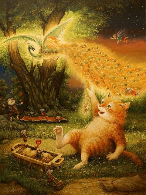 Сказочки кота Кузьмы... художник Александр Маскаев