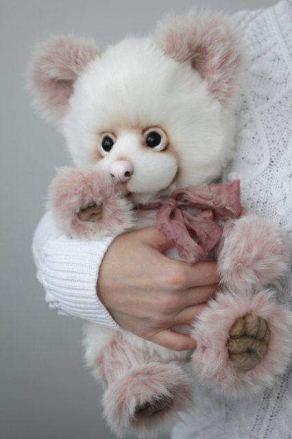 Мишка тедди Эбби. Авторские игрушки Татьяны Матляк | Бэйбики Мишка тедди Эбби. Авторские игрушки Татьяны Матляк (фото 6)