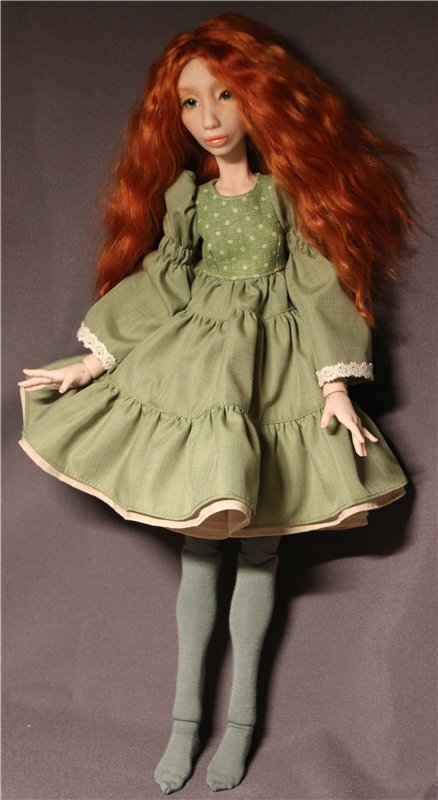 Новая шарнирная кукла для выставки (фото 8)