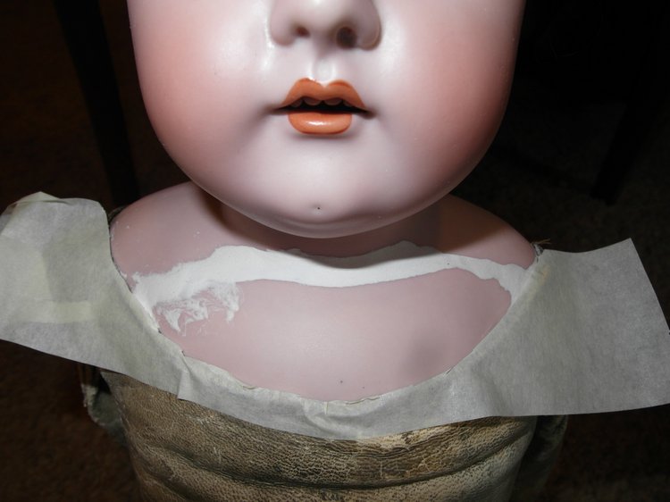 Ремонт "с фантазией" антикварной куклы (фото 2)