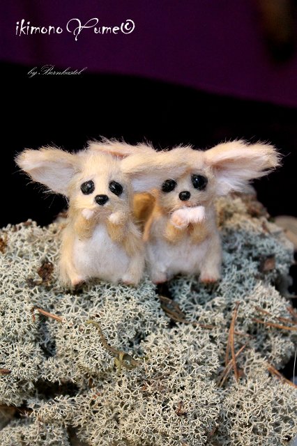 Миниатюрные создания — Игрушки в смешанной технике (мех и глина): Арт