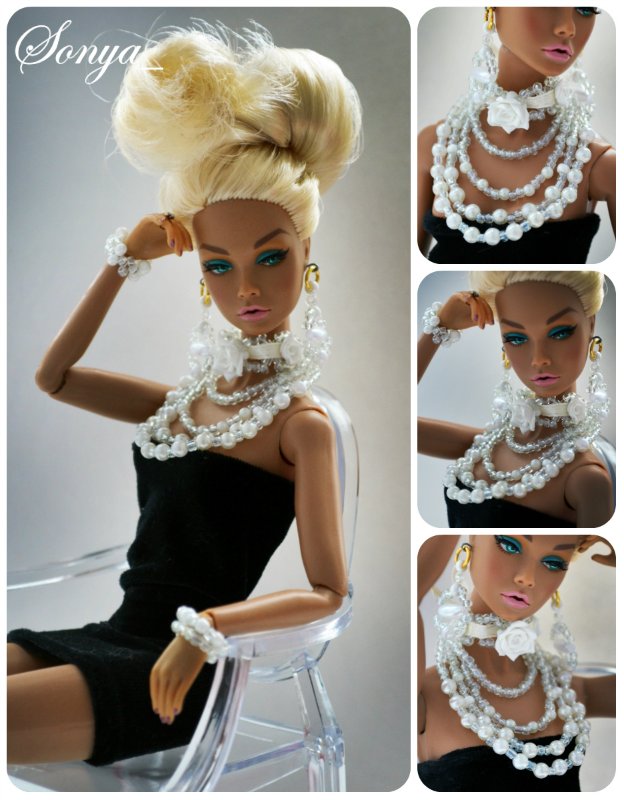 Кукольные мелочи. Часть 4. "Цветочная бижутерия" (фото 4)