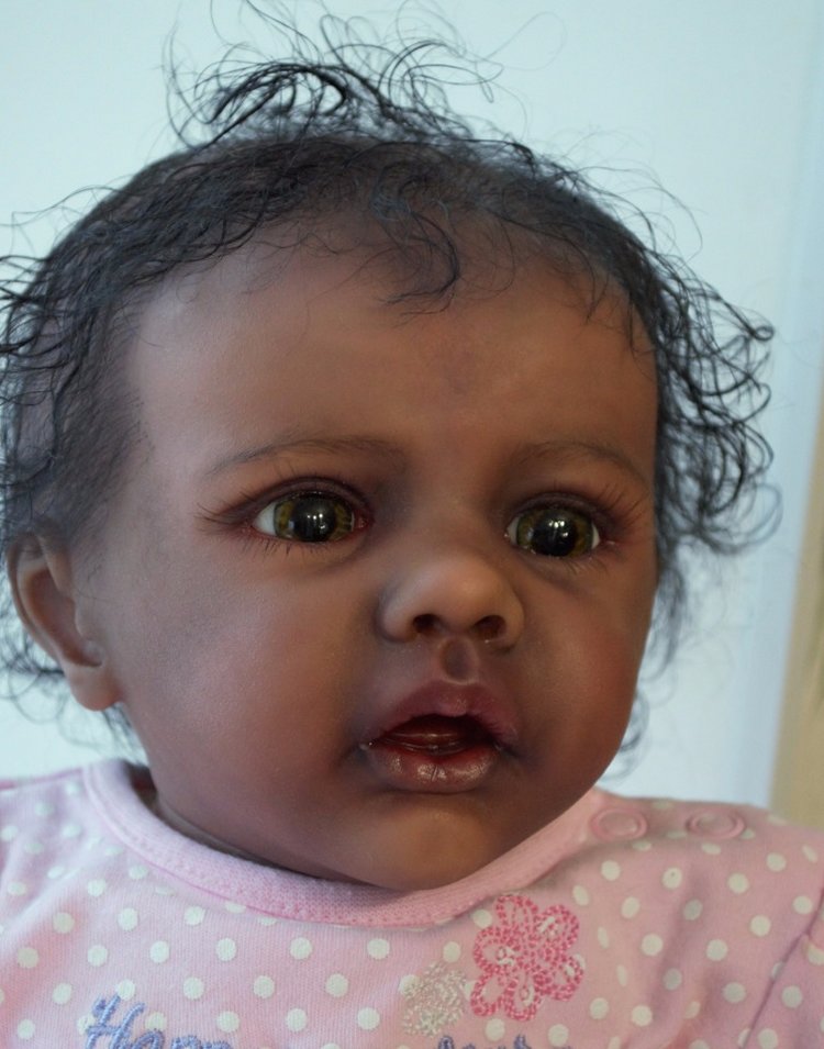 Элла,шоколадная конфетка. Кукла реборн Ольги Коновниной