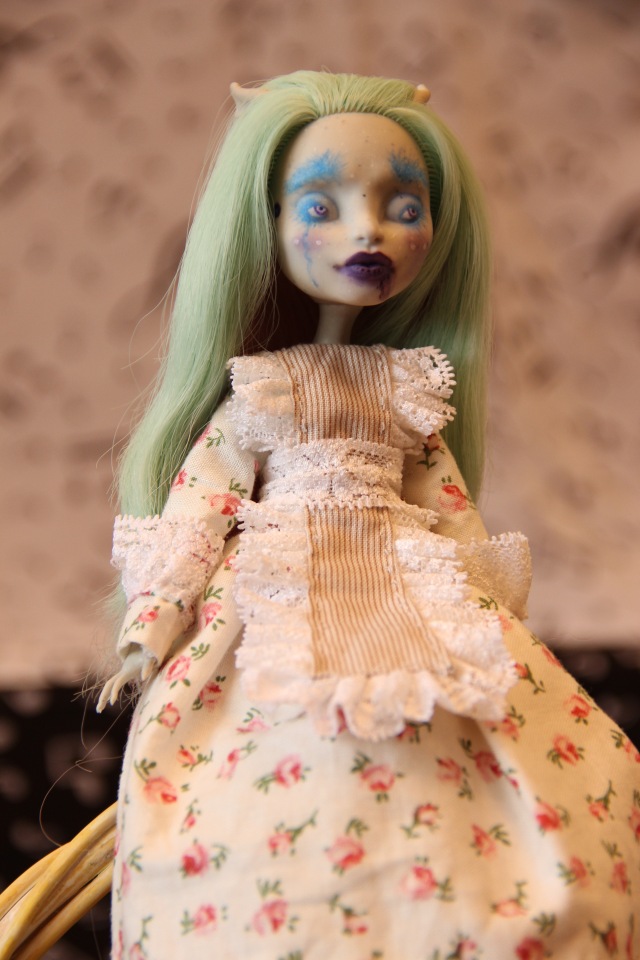 Увядающий цветок... ООАК Monster High (фото 5)