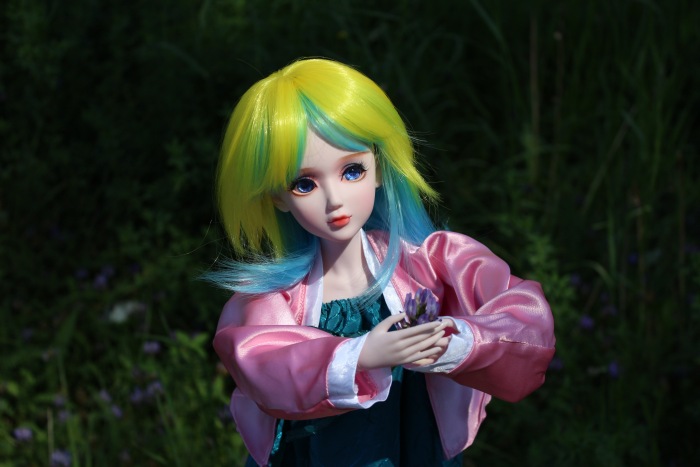 Яркое лето с Анжеликой - Кукла Звезда подиума. ООАК, 5-ый молд, 60 см (фото 7)