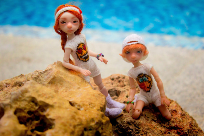 Мышулики в отпуске. Авторские куклы Лидии Снуль. BJTales (фото 10)