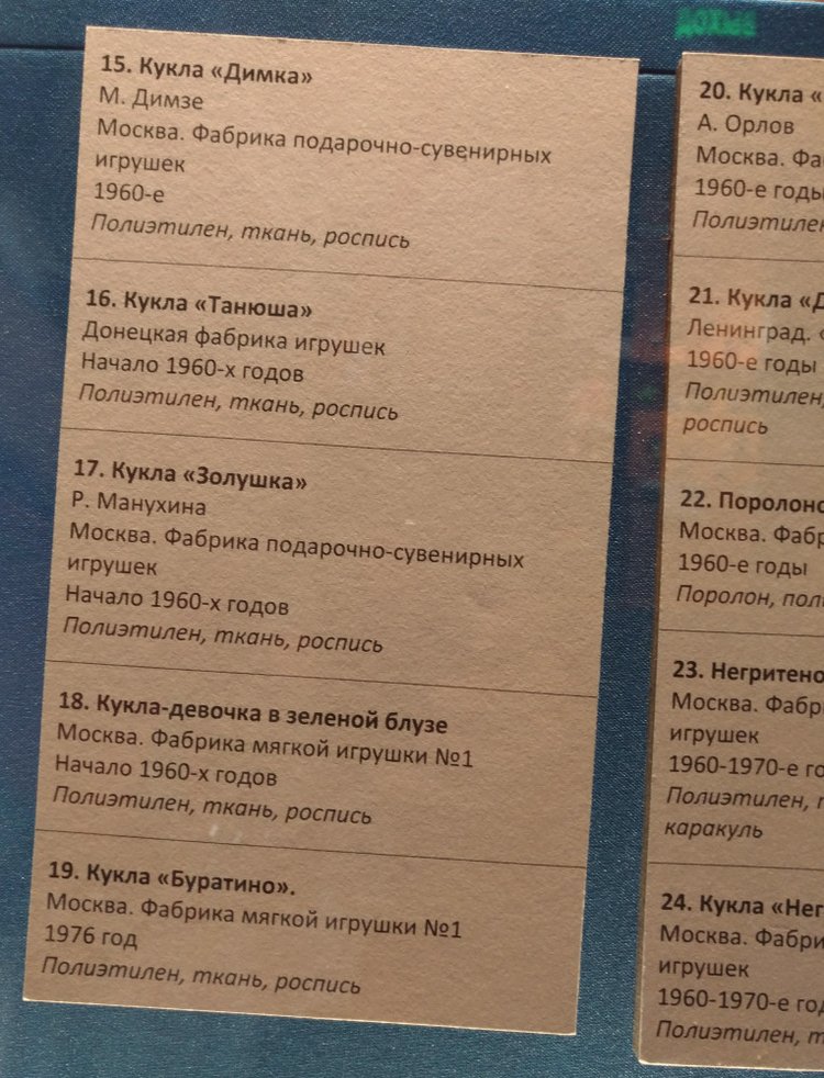 Выставка «Все лучшее – детям. Игрушки 1950–1980 годов из коллекции Сергея Романова». Часть 2