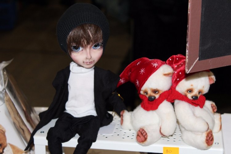 Выставка мишек, кукол и кукольной миниатюры в Голландии 2017 - часть первая
