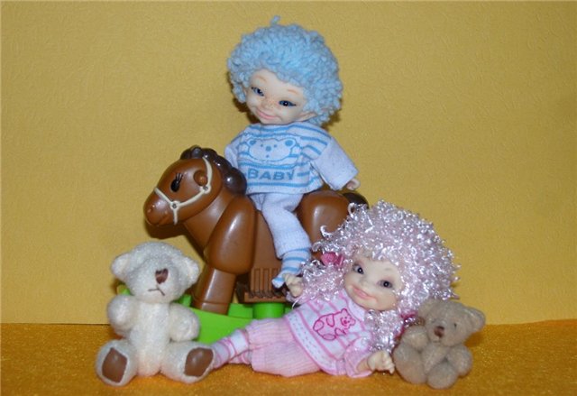 Новенькие костюмчики и парички для Мирона и Маруси. (все для Realpuki FaiyriLand) (фото 8)