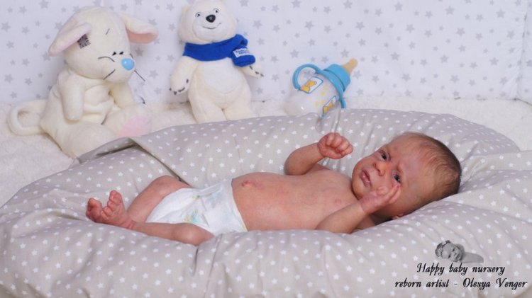 Мой маленький Ангел. Продолжение... кукла реборн Олеси Венгер