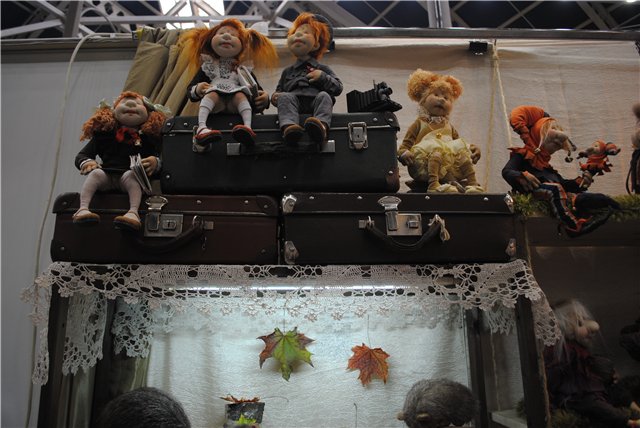 Выставка на Тишинке "ГРАНД ТЕКСТИЛЬ" 2014. Страна Мастеров. Текстильные игрушки, куклы, авторская одежда (фото 9)