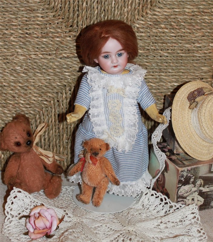 Новый образ Марселины, антикварная куколка Armand Marseille