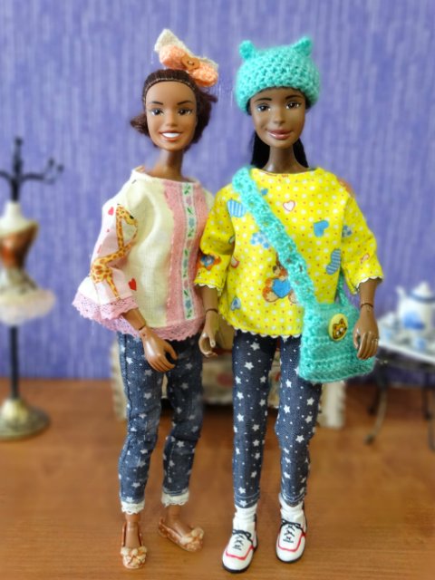 Новые наряды для новых девочек