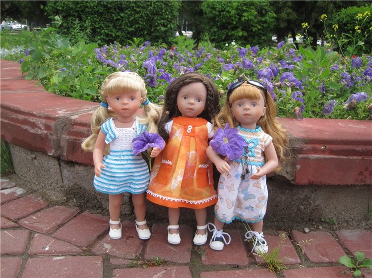 Тата, Анели и Лина! Куколки подружки Kathe Kruse | Бэйбики Тата, Анели и Лина! Куколки подружки Kathe Kruse (фото 7)