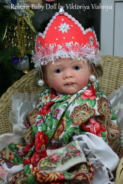 Настенька из сказки Морозко! Куколка реборн Виктории Вишни