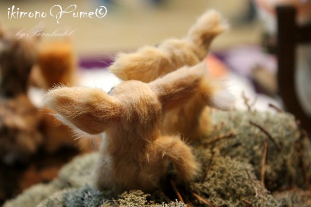 Миниатюрные создания — Игрушки в смешанной технике (мех и глина): Арт