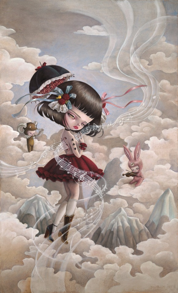 Мрачные и прекрасные куклы художницы Кукула (Kukula) в оригинальных арт иллюстрациях Натали Абрамович. Много фото