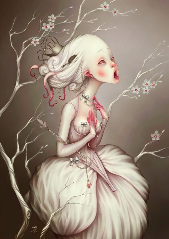 Сюрреалистические иллюстрации французской художницы Элоди LostFish или еще раз об Алисе (фото 6)