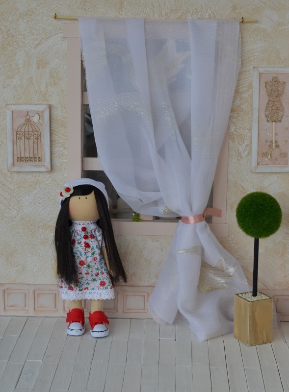 Большой румбокс с аксессуарами (фотозона 7в1) для кукол от 25 см