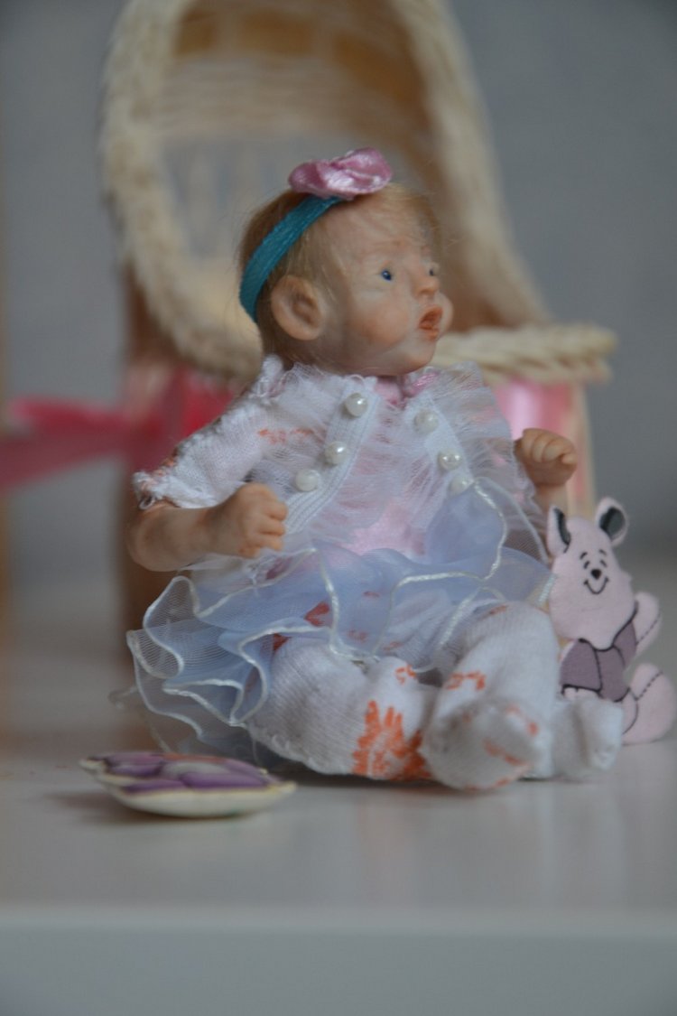 Мои мини малыши ООАК — Лепка авторских кукол: полимерная глина (фото 9)