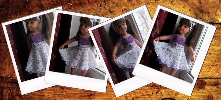 Новые наряды для Готц и платьице для куклы детства (фото 10)