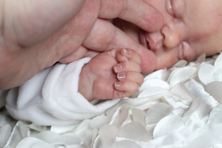 Новорожденная девочка. Кукла реборн Светланы Преображенской