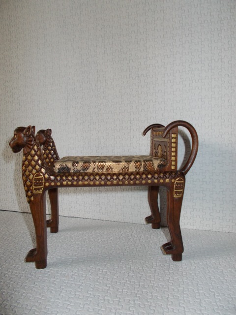 Эксклюзивная кукольная мебель.Трон Тутанхамона