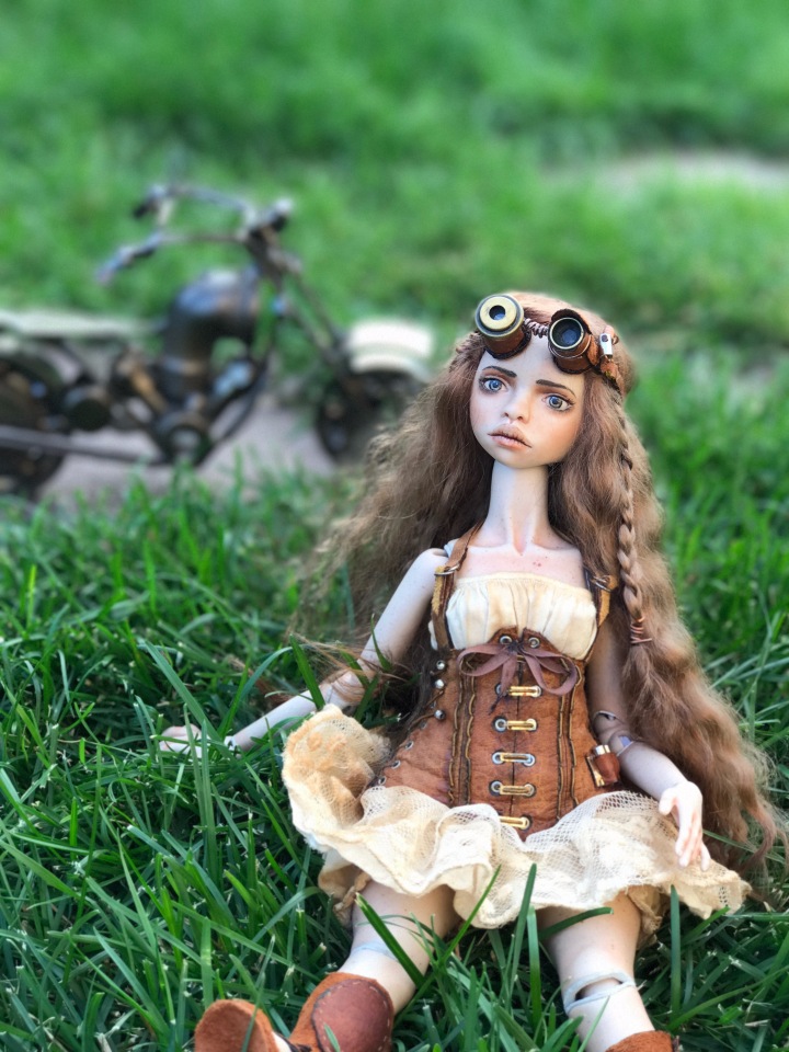 Девушка в стиле стимпанк — Домашние фото авторских кукол: личные коллекции