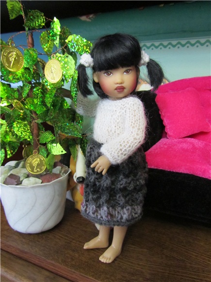 Ричалл,крошка Ри, коллекционная кукла от Helen Kish (фото 8)