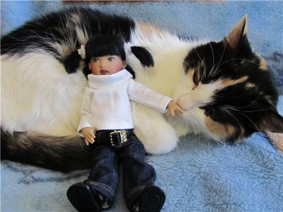 Осенняя прогулка. Куколка Helen Kish Zsu Zse (фото 10)