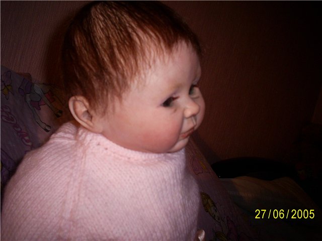 Мой первый вязальный опыт,после долгого перерыва... Для куклы реборн (фото 10)