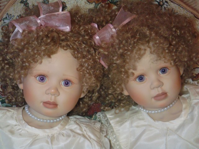 Сестренки-апельсинки — Куклы Christine Orange (Кристин Оранж): фарфор (фото 3)