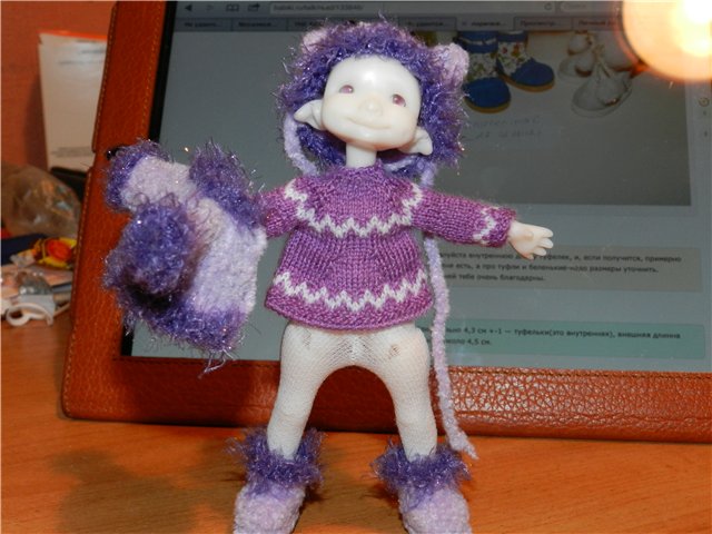 Новогодние сюрпризы. К Анж приехала сестренка! Кукла Kaye Wiggs (фото 3)