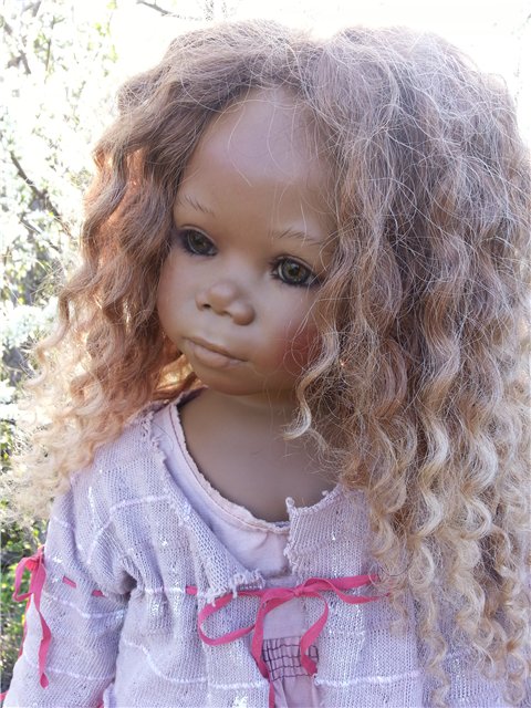 Шоколадная девочка Натитти от Annette Himstedt (фото 3)