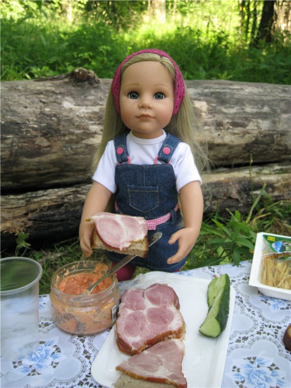 Лесная прогулка с куклой Готц (фото 2)