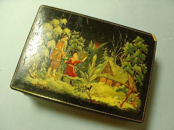 Усмотри тропинку в сказку или Здесь русский дух, здесь Русью пахнет. Федоскинская лаковая миниатюра