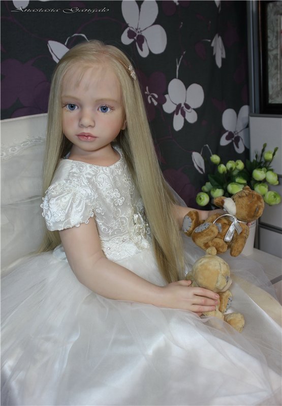 Алеся... Леся, Лесенька. Кукла реборн Анастасии Гангало (фото 10)