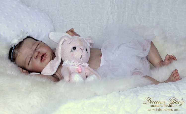 Малышка Квини. Кукла реборн Анастасии Бочковой (фото 5)