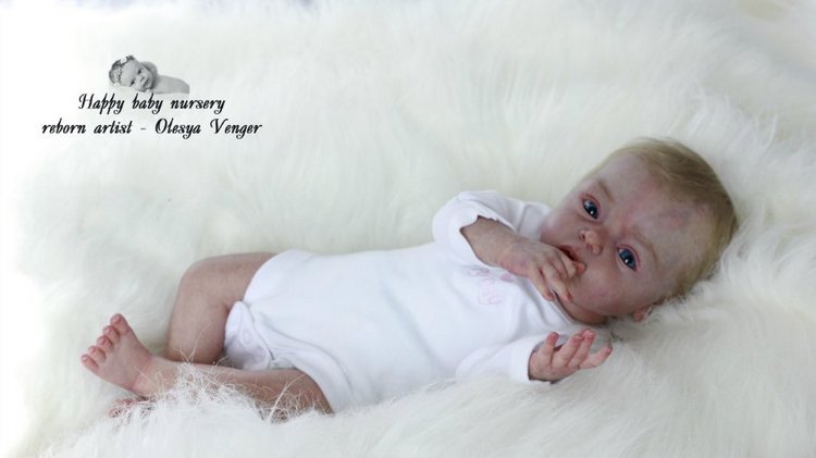 Моя милая златовласка Ева. Кукла реборн Олеси Венгер