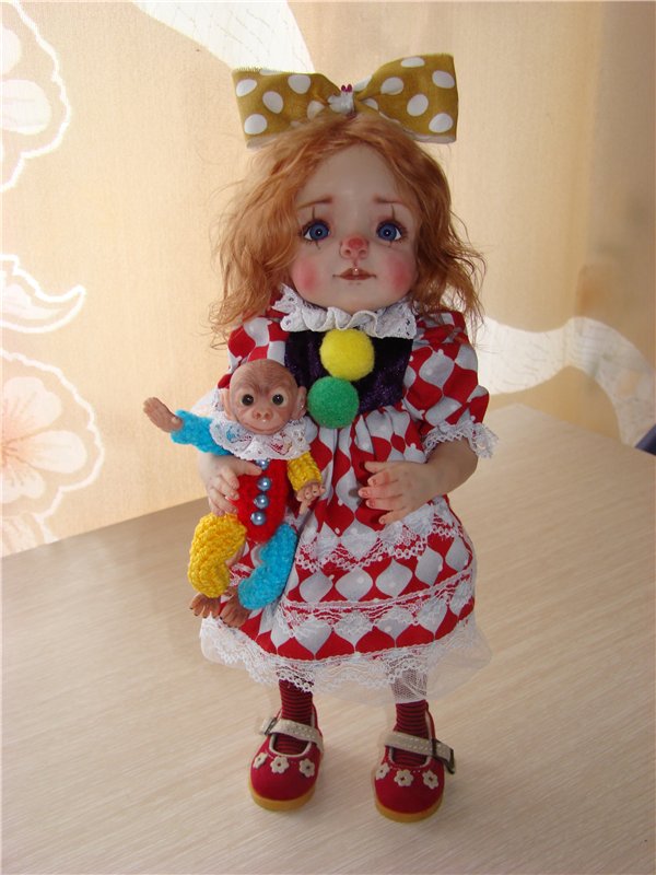 Арлекина. Авторская кукла Кондрашовой Ирины (фото 3)
