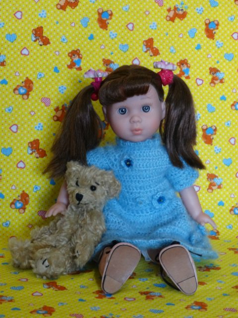 Голубое наваждение или много мохеровой пряжи