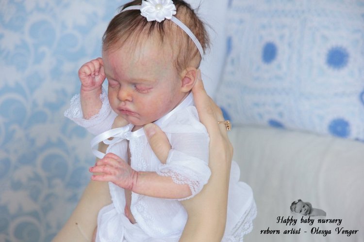 Моя принцесса Крошечка-Кокошечка. Кукла реборн Олеси Венгер (фото 4)